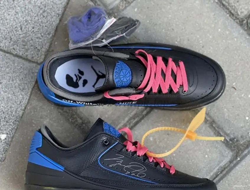 blue x materials Air Jordan ship God Low 2 ready OFF-WHITE retail to PK 0513